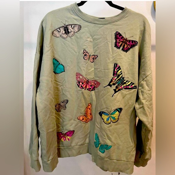 Special Thanks Tops - Butterflies sweatshirt